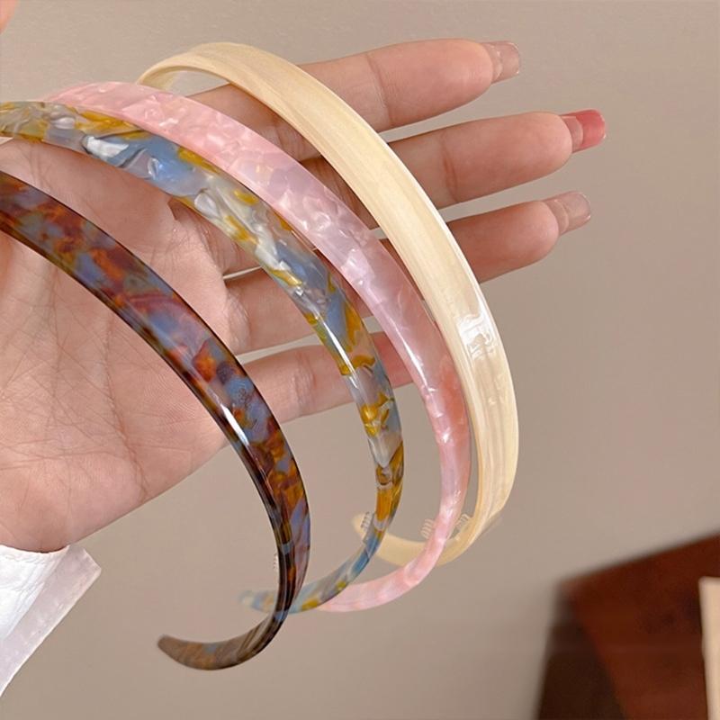 Multipurpose Acetate Hairband Simple High Crowns Headbands Multi Functional Hair Accessory For Fashionable Style 2025