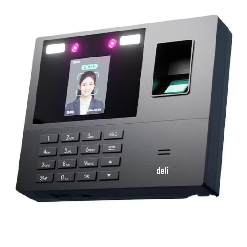 

Deli Smart Multi-Biometric Attendance System CN plug (adapter included)
