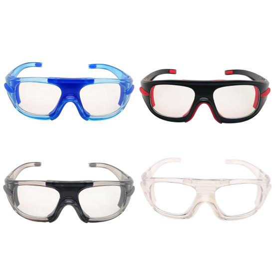 Basketball Glasses Wear-resistant Detachable Anti-Fog Resilient to Bending with Nose Pads Protective Impact-resistant
