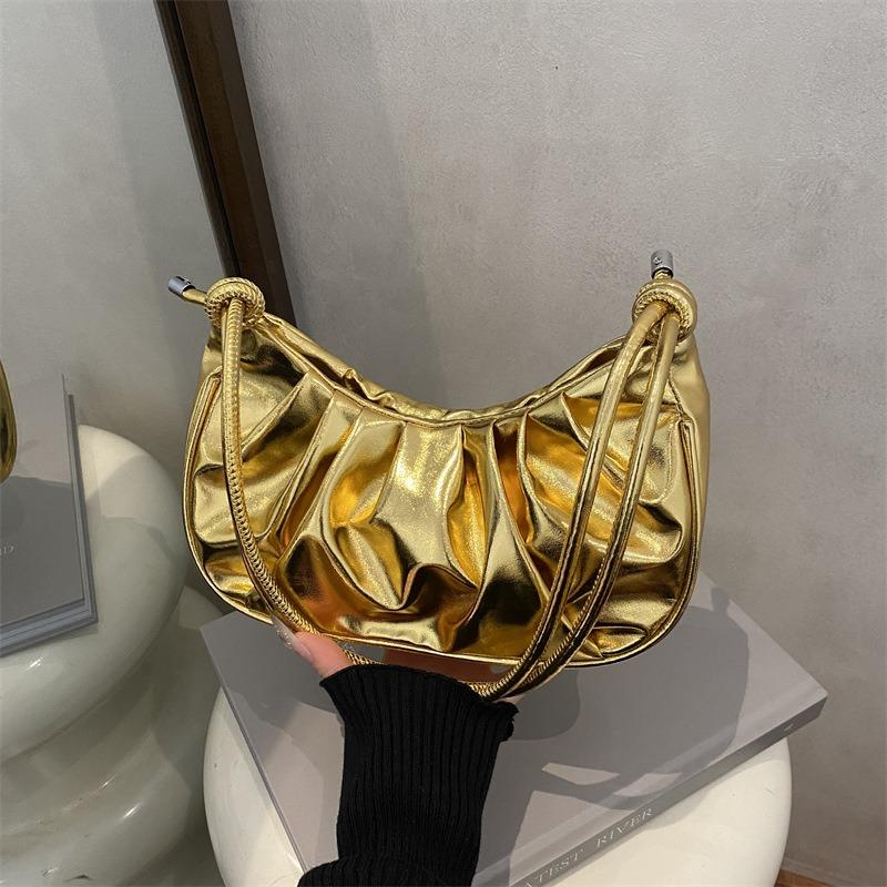 Folded Underarm Bag Women's Winter New High-value Fashion Shoulder Bag Casual Messenger Bag