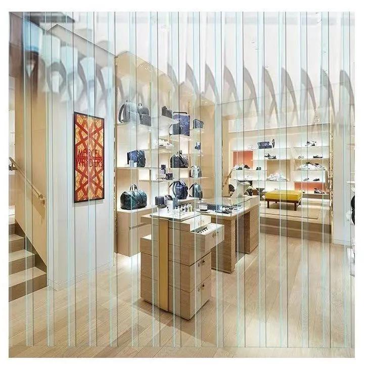 PVC Transparent Magnetic Soft Door Curtain - Heat and Moisture Retention, Anti-Mosquito, Suitable for Household and Commercial Use.