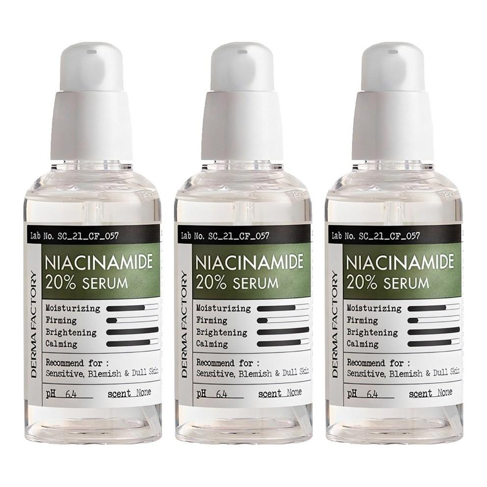 

Derma Factory Niacinamide 20% Serum, 80ml, 3 Units