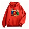Sudadera con Capucha Estampado de Ardillas de Dibujos Animados Unisex Holgada Streetwear Sudadera con Capucha Pullover Hombre Casual Diaria Promoción Tops