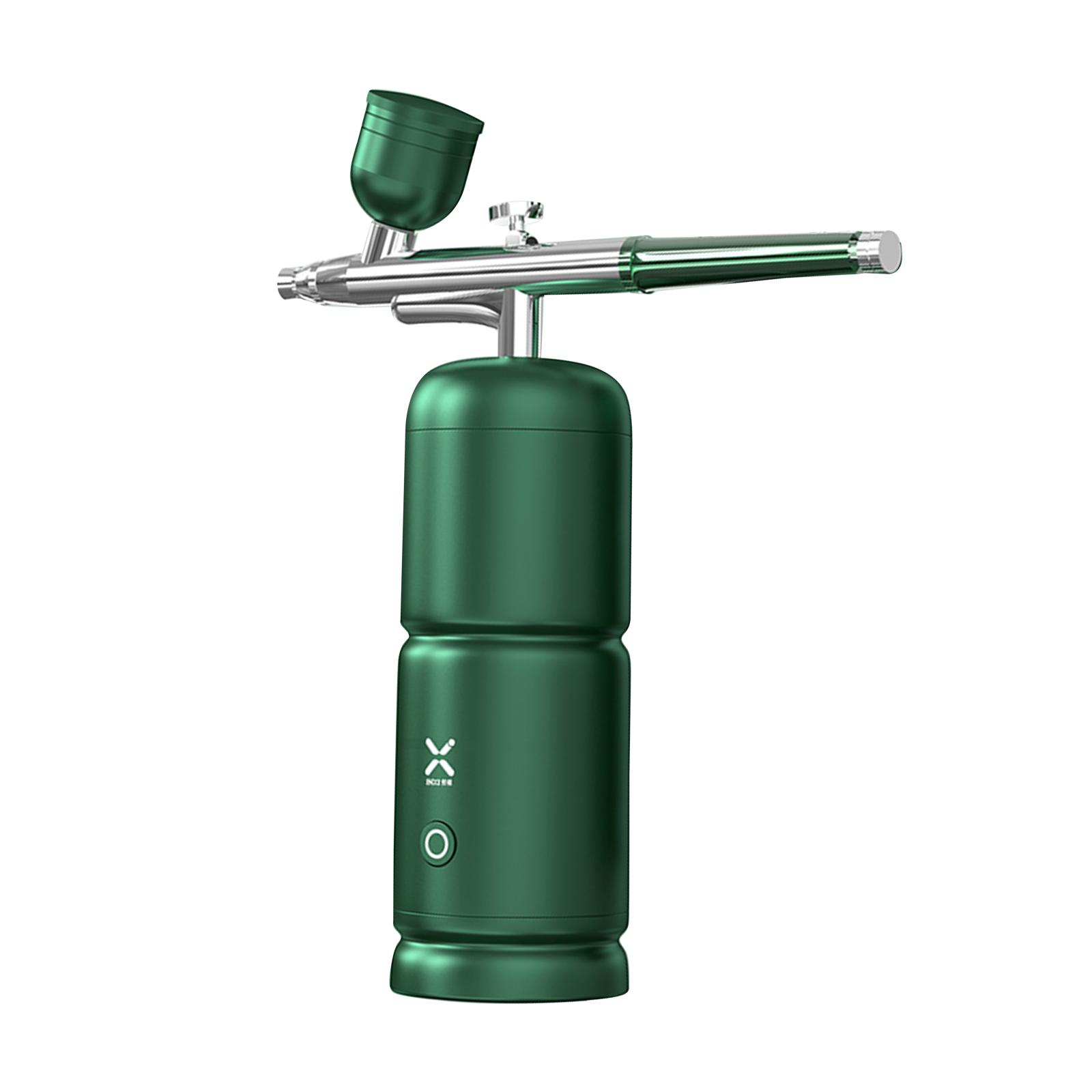 

INXI002 Кислородный аппарат для лица Аэрограф Nano Mist Sprayer Портативный отпариватель для лица Beauty SPA Skin зелёный