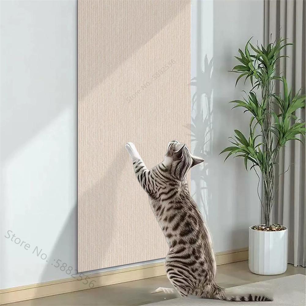 

Защита дивана от царапин когтями кошек, коврик для лазания по дивану, защита дивана, когтеточка, когтеточка, самоклеящийся ковер, игрушки для кошек beige-30*100cm