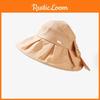 Fashionable Butterfly Bow Sun Hat For Women With Large Brim Striped Design Ideal For Summer