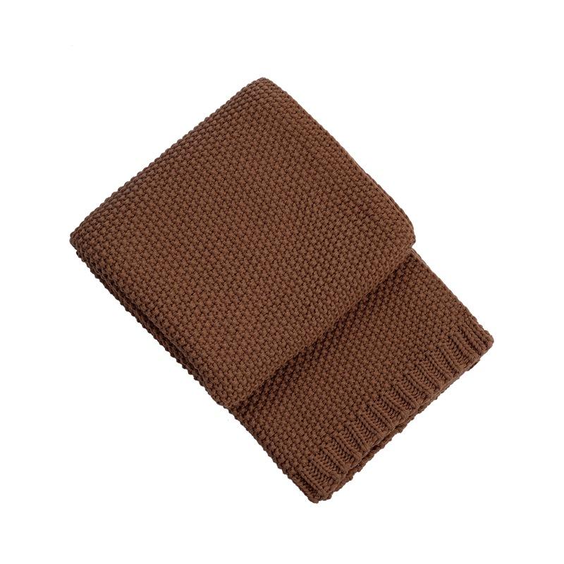 Вязаные декоративные пледы для дивана — фото 5