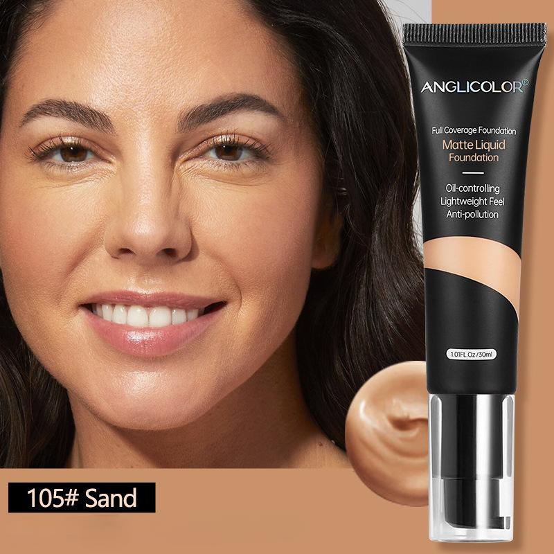 

Обличчя та очі Рідкий консилер Накриває Веснянки Сліди від прищів Темні кола Тональна основа Стійкий контроль жирності Зволожуючий крем для корекції плям 105#