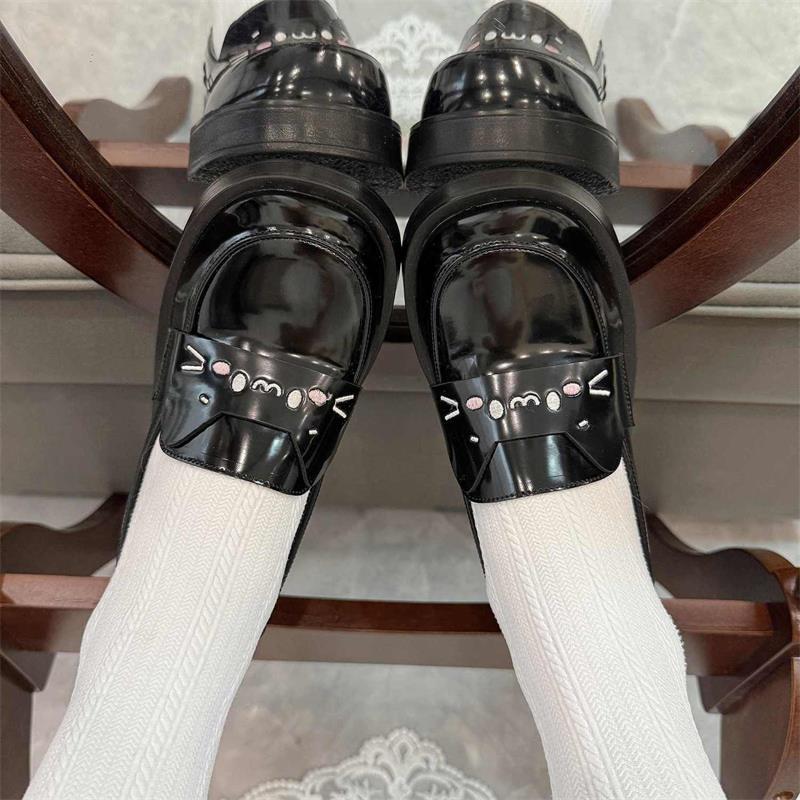 new autumn Japanese soft girl jk small leather shoes student cute college Mary Jane shoes Lolita single shoes