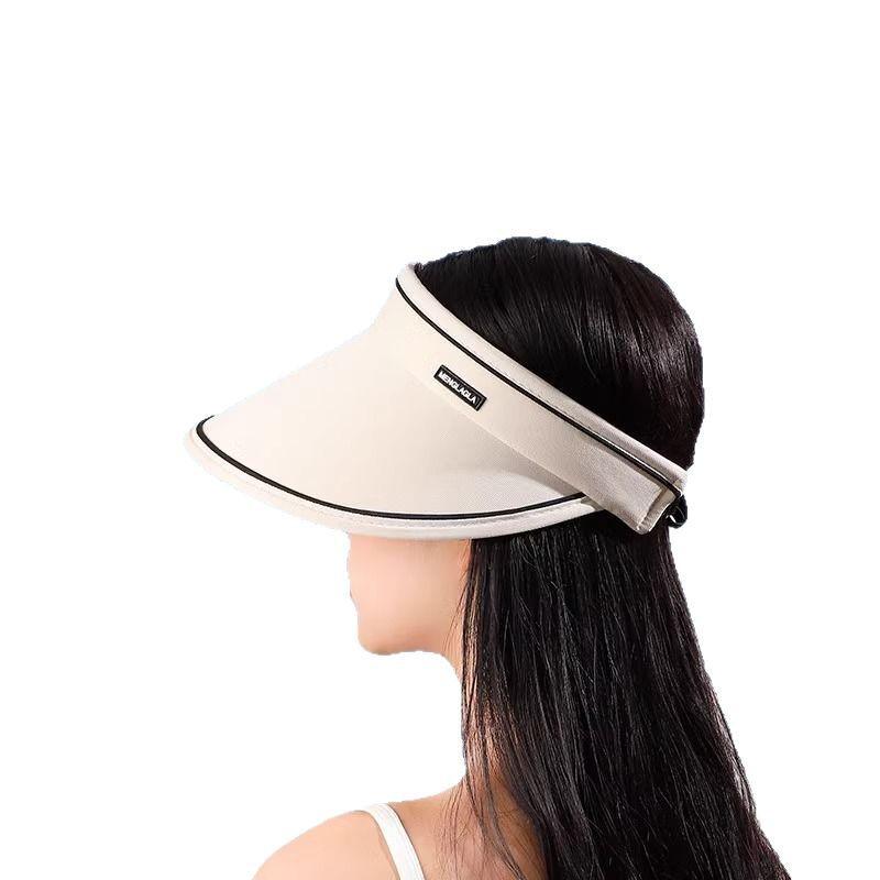 Women's Foldable Sun Hat with UV Protection and Open Top