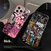 Carcasă Telefon Roz Artă Cool Graffiti Pentru iPhone 16 15 14 13 12 11 Pro Max X XR XS MAX Mat Rezistent la Șocuri Spate Anti Cădere Capac Mat