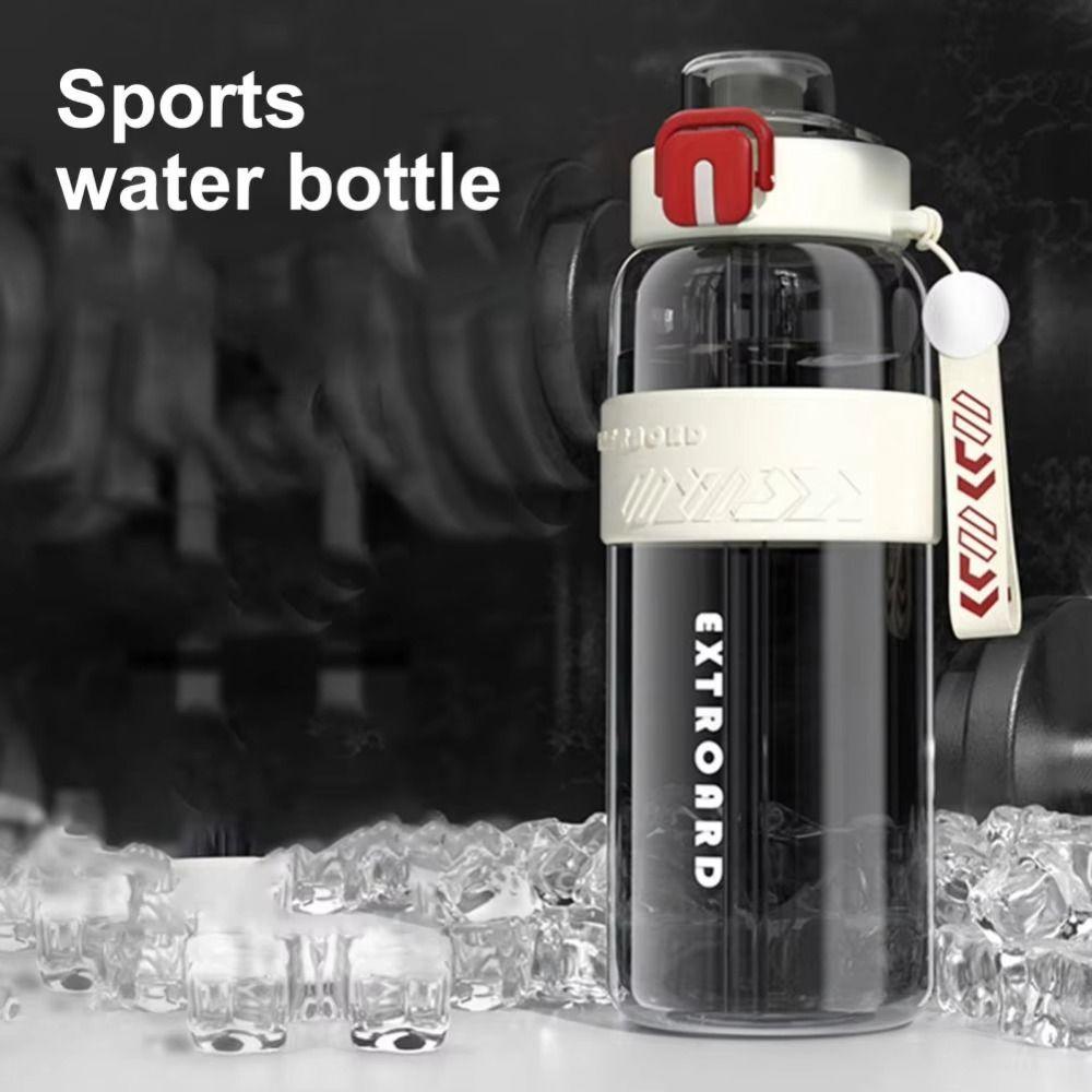 Large Capacity 800ml Sports Water Bottle Leak Proof Outdoor Sports Kettle Outdoor Travel