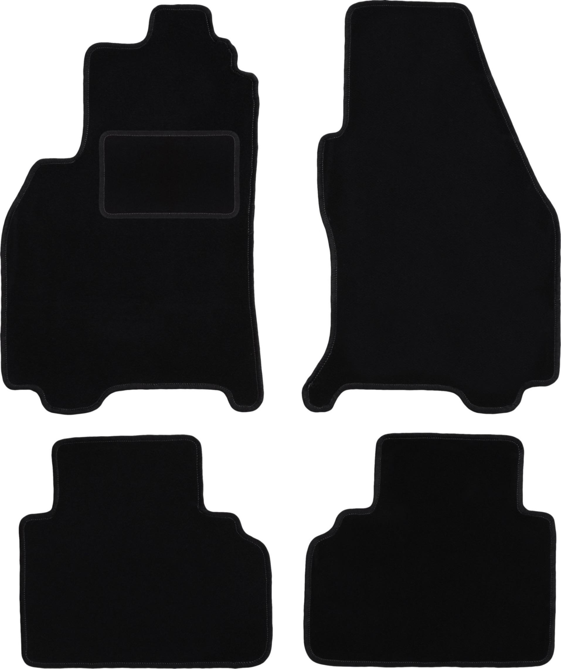 Zwarte velours vloermatten voor: Ford Cougar coupé (1998-2004)