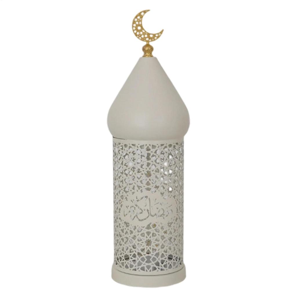 metal Lantern candle Lamp holder Ramadan Decoration Hollow Candle Holder Middle Eastern Style Tea candlestick for home deco