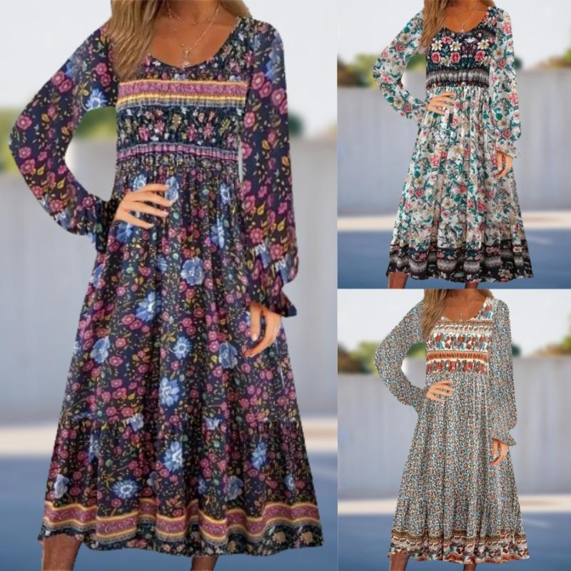 Женское весеннее платье с принтом — фото 3