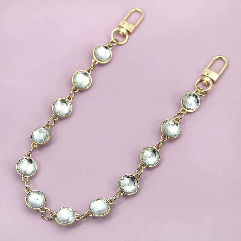 Elegant Rhinestone Crystal Handbag Chain - Luxurious European & American Fashion