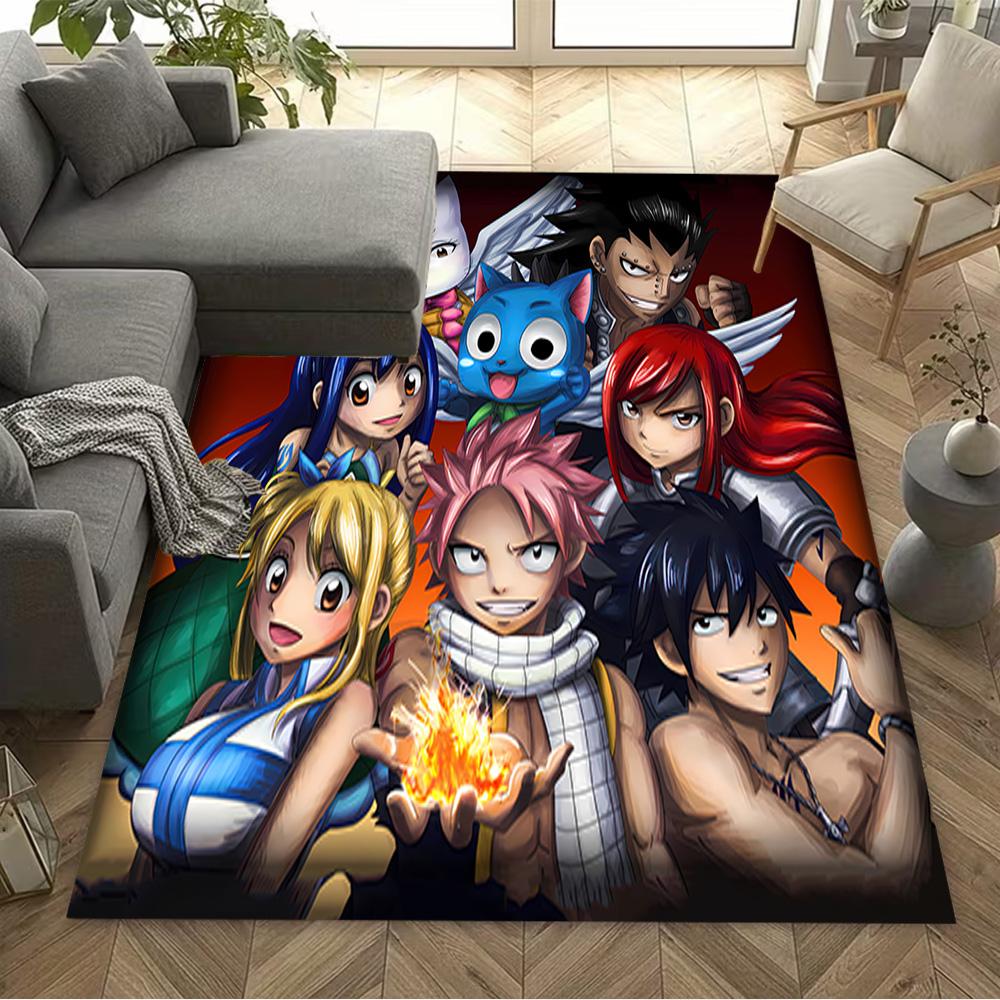 Fairy Tail Adventure Floor Rug Office Rug Design for Study Room Hallway Dormitory Foyer Anti-slip Rug Office Home Decor