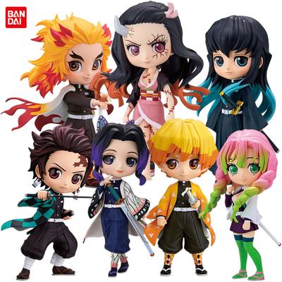 Figurine Anime Demon Slayer Kimetsu no Yaiba 15cm Kamado Tanjirou Figurine d'Action Agatsuma Zenitsu Nezuko Guerrier Modèle PVC Jouets