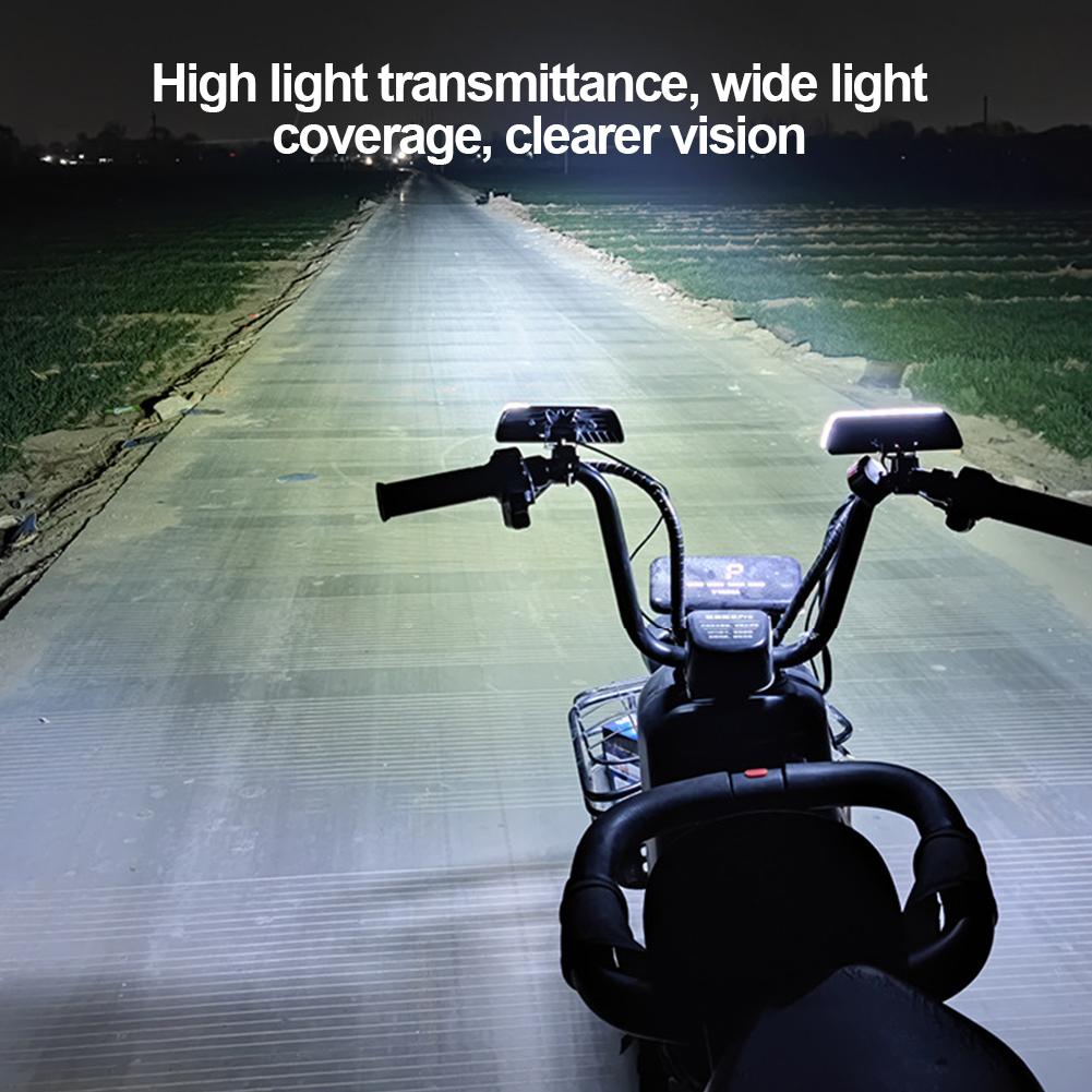 18LED Motorcycle Ultra Bright Headlight Waterproof Spot Light For E-bike Scooter Modification