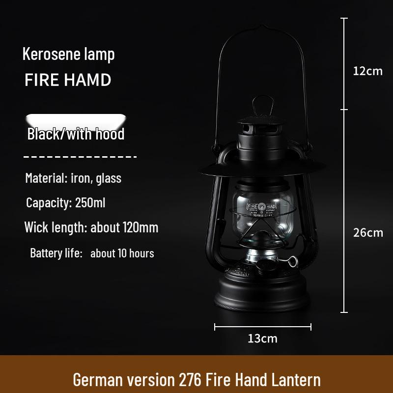 Cross 276 Retro Kerosene Camping Lantern: Outdoor Tent Atmosphere Light
