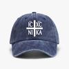 IC XC NIKA Orthodox Christian Cross Washed Denim  Baseball Cap fashion Adjustable Dad Hat Casual Unisex sun hats