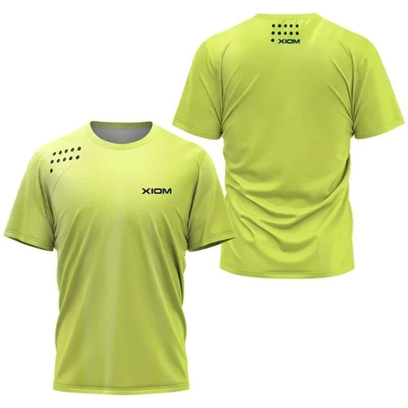 Quick Drying Casual Breathable Round Neck T-shirt with Letter Print Outdoor Sports Top Fashionable