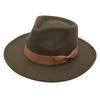 Top Hat Jazz Hat Men'S And Women'S Plush Felt Hat Premium Wool Hat Bow
