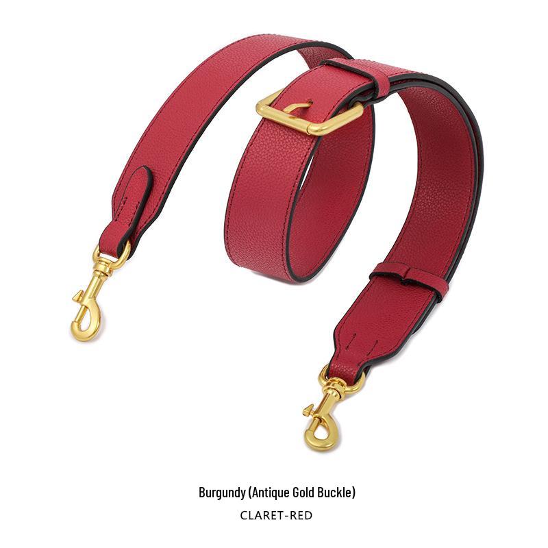 Lychee Grain Cowhide Bag Replacement Strap - Dionysus Versatile Wide Shoulder Strap MHS-A-9
