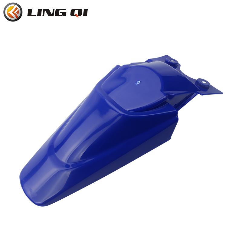 LINGQI Modified Plastic Rear Fender Fit To KLX 110 KX65 Pit Dirt Bike Mudguards Tail Fender Protector Guards for KLX110