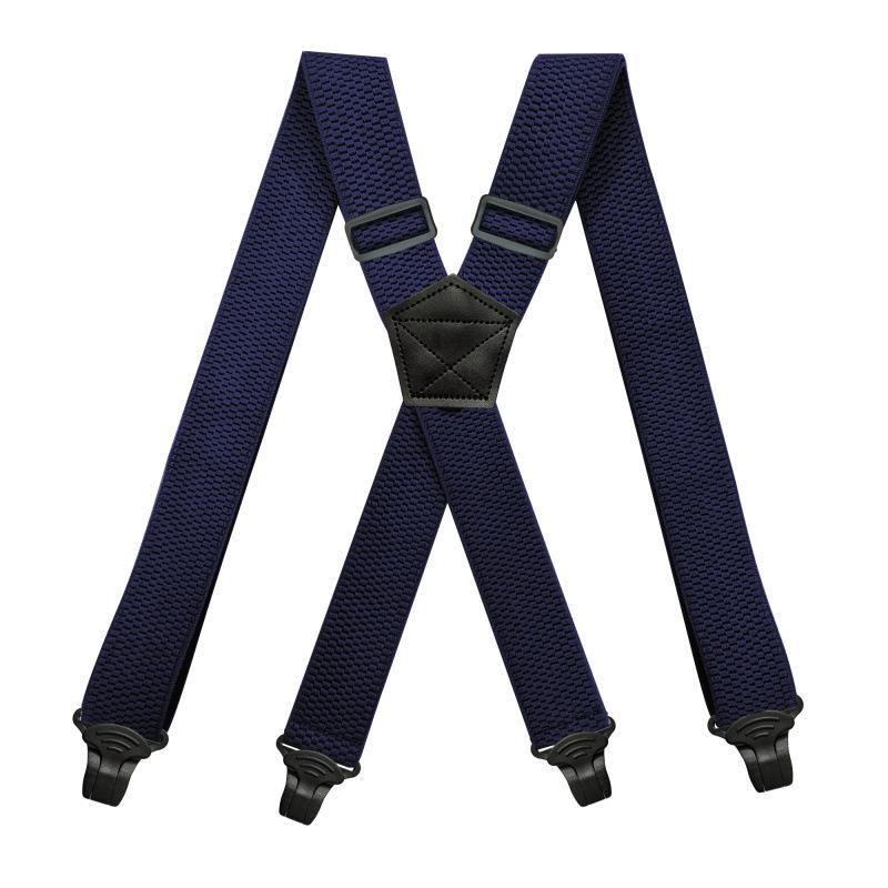 Corn Pattern Unisex 4-Clip Elastic Suspenders, 3.8cm Braces