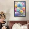 Dreamy Flower Partial DIY 5D Special Shaped Drill Diamond Painting Gem Art for Adults/Beginners Gift Idea Home Decor 30x40cm