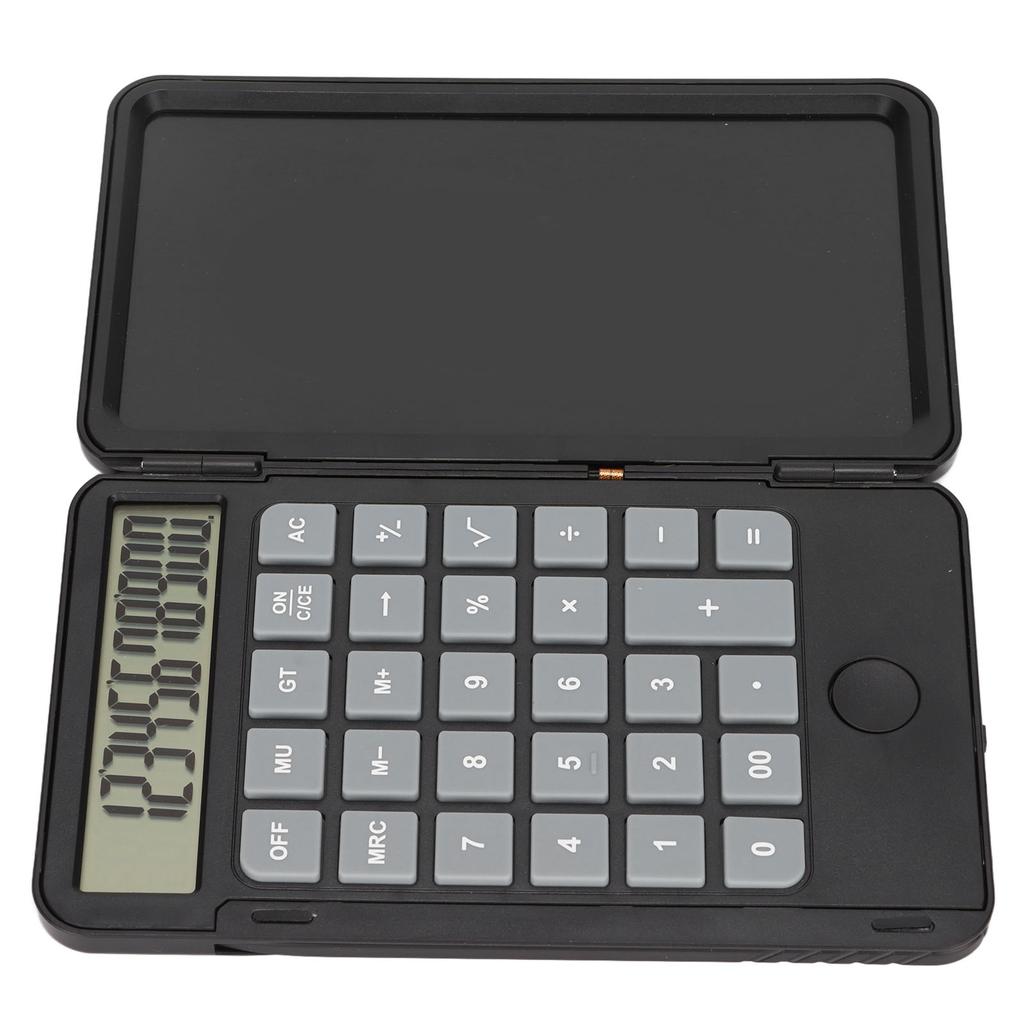 Calculator Notepad 2 In 1 6.5in Small Portable Noiseless Button Reusable Eyesight Protection Pocket Calculator