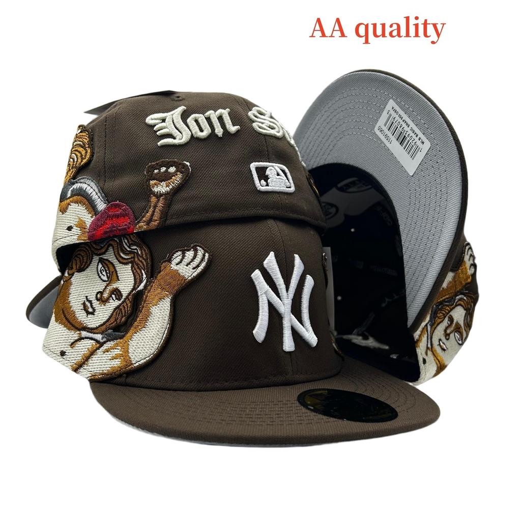 AA Fitteds Caps Jon Stan Angel Flying Baseball Cap 3D Embroidery Fit Cap Size Cap