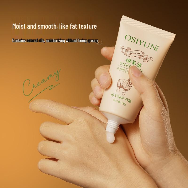

Ousiyun Sheep Oil Hand Cream: Long-lasting Moisturizer for Smooth, Wrinkle-Free Skin