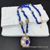 New Natural Stone Crystal and Freshwater Pearl Inlaid Four-Piece Set - Light Luxury Niche Style