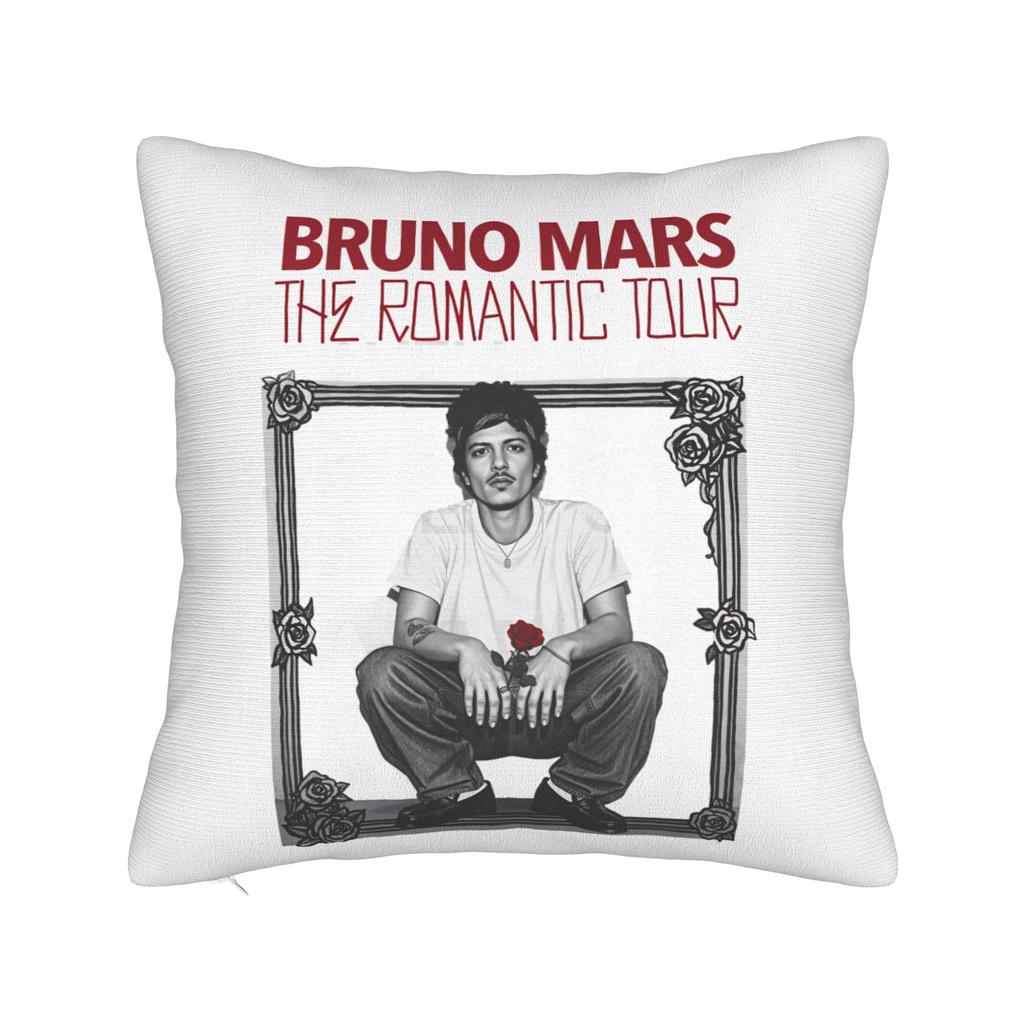 Bruno Mars Musiktour Quadratische Kissenbezüge Kissenbezüge Individuell Reißverschluss Dekor Kissenbezug Für Sitz 18"