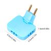 180 Degree Rotatable Socket 3-In-1 Eu Plug Converter Travel Eu Extension Plug Multi-Plug Slim Wireless Outlet Adapter Sockets