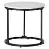 Round Coffee Table 2-Piece Set Coffee Table Living Room Round Nesting Side Table 2 Round Side Table