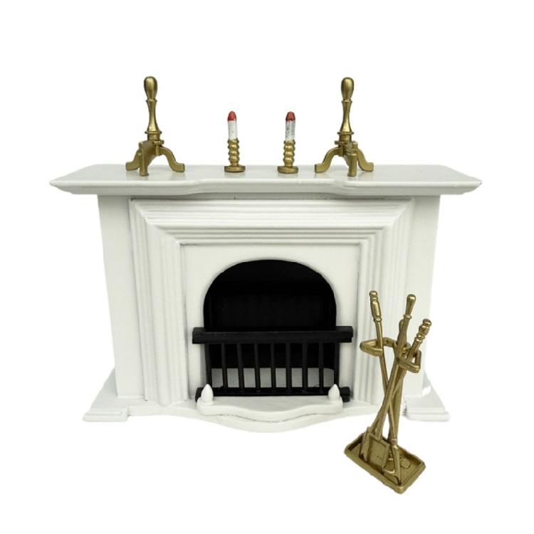 Realistic Fireplaces Miniature Display Shovel Role Play and Display for Dollhouses Enthusiasts, 1/12 Scale Home Scene