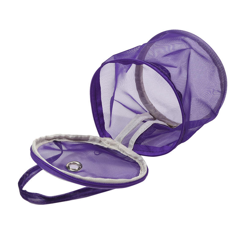 Portable Storage Bag Solid Color Crochet Handbag Organizer Weave Tools Sewing Accessories Hollow Mesh Knitting Wool Yarn Bags