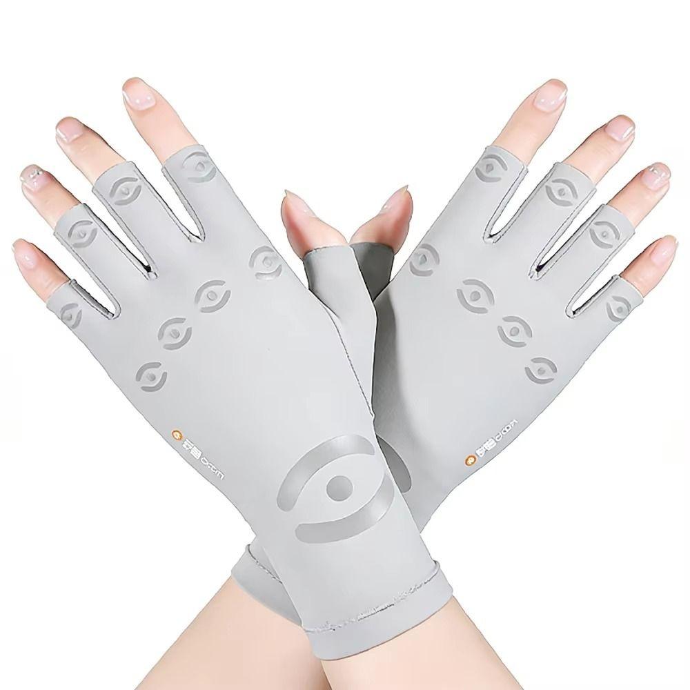 Breathable Fabric Fingerless Gloves Compression Wrap Arthritis Hand Wraps  Daily Hand Support