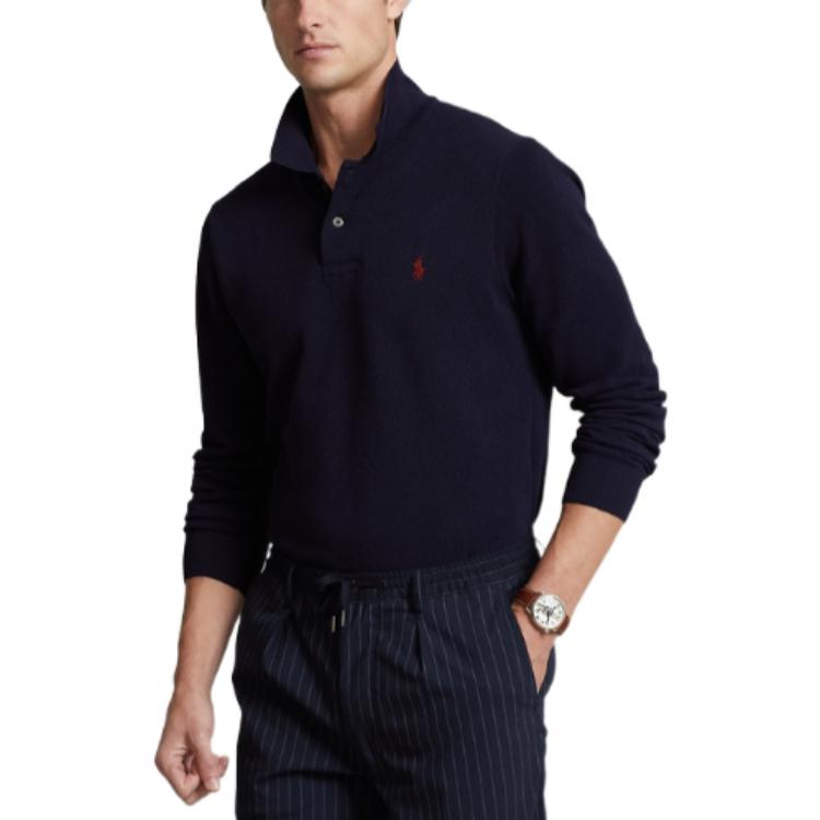Polo Ralph Lauren FW22 Polo Shirt Men's Marine Blue MNPOKNI16822502-410