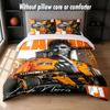 Lando Norris Design Bed Bedding Set 1 Duvet Cover + 2 Pillowcases Soft Breathable Household Bed Linens