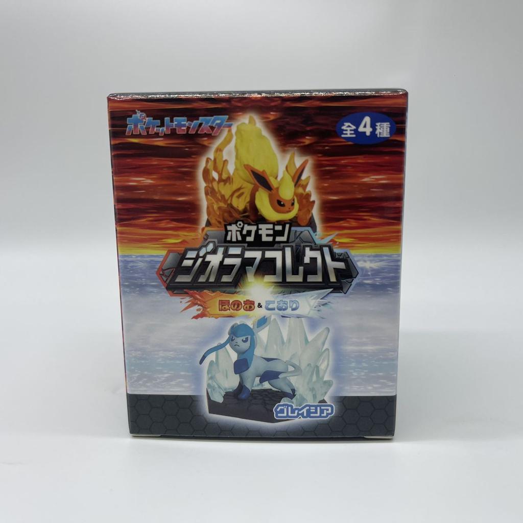New In Stock Anime Skill Scene Battle 7 Blind Box Fire Vs Ice Eevee Nine Tailed Action Figure Desk Decor Surprise Gift For Fans