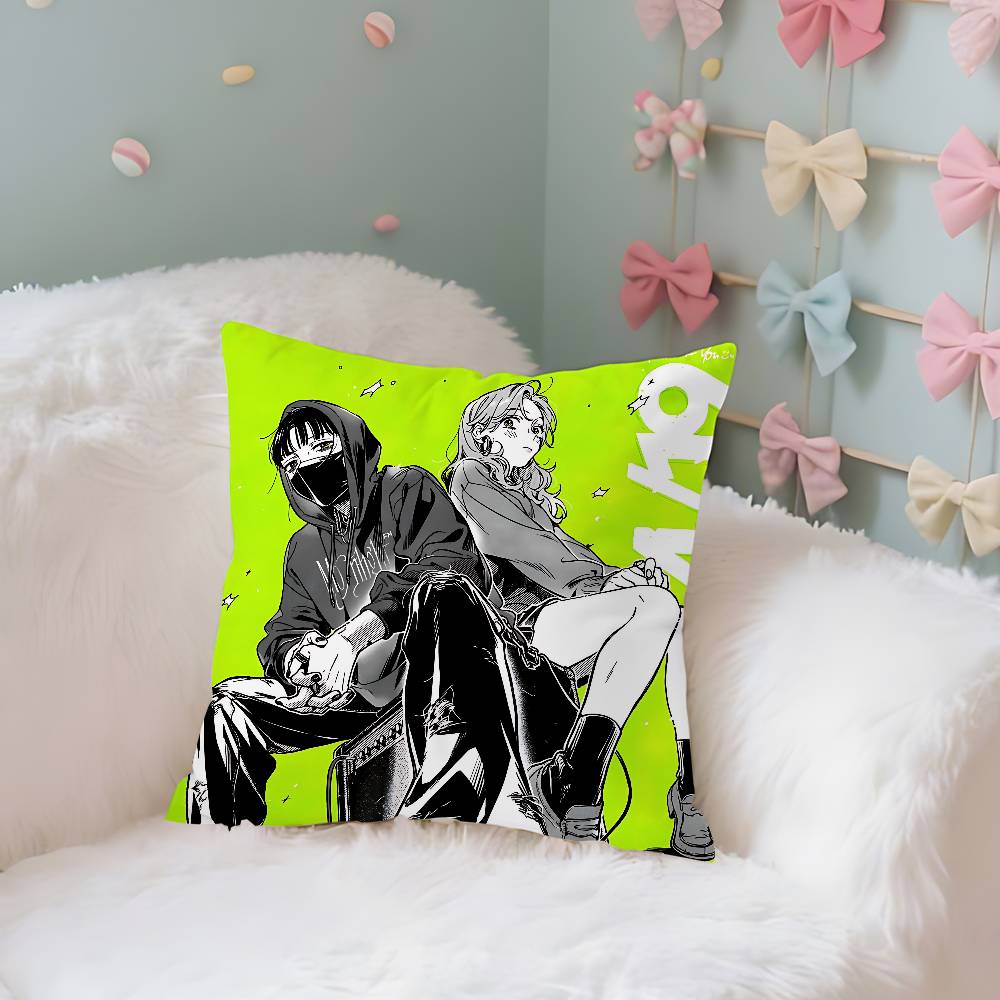 

MMitsukis Kogas Case Plush Fabric Soft Pillowcase Double Sided Print Cushion Cover Household Gifts 40x40CM(16x16in)