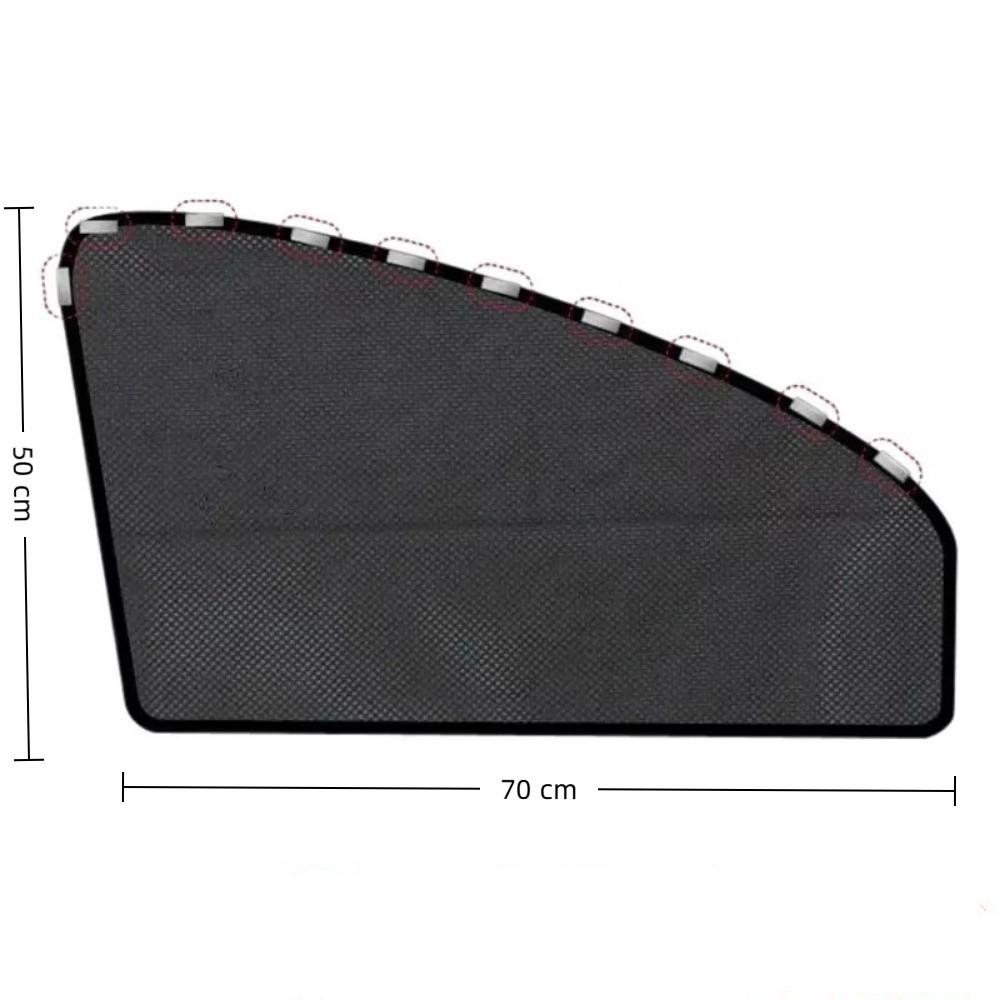 Pare-soleil de fenêtre à vue dégagée Rideaux pare-soleil de voiture pliables Accessoires automobiles avant arrière