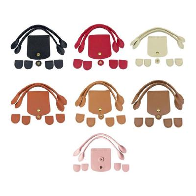 Sady na výrobu kožených tašek DIY Sada na pletení kožené tašky Ramenní popruh Horní zipové zapínání pro háčkovanou kabelku Tašky přes rameno