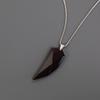 Obsidian Fang Amulet Pendant for Men [Koai] Wolf's