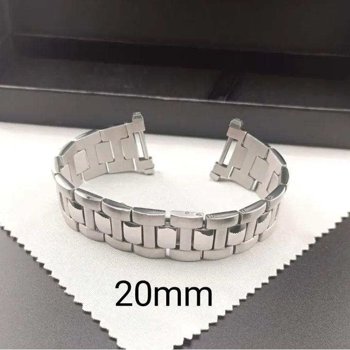 Used Watch Concave Repair Replacement Bracelet 20mm Matte x Polished [Compatible with] Cartier Pasha 38 etc. Cartier