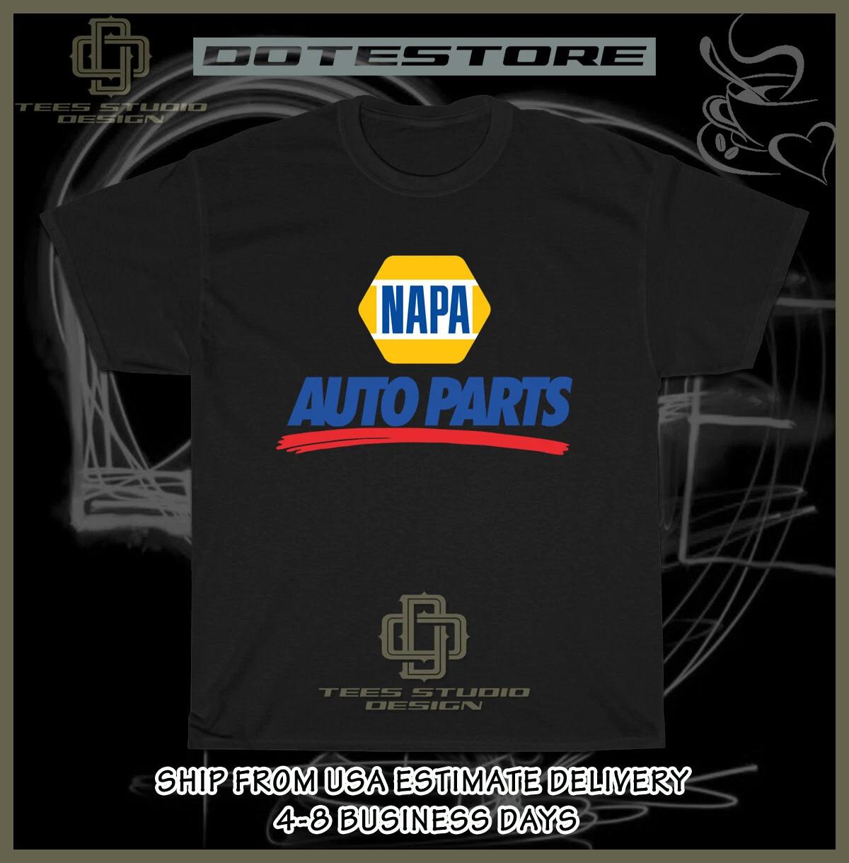 New Tee NAPA Auto Parts Racing Logo Men s T-Shirt American Dotees Tee Shirt XXXXL